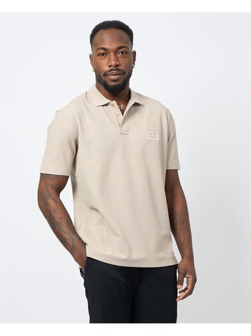 Polo AX coupe régulière en piqué de coton ARMANI EXCHANGE | XM000356-AF12758U6154